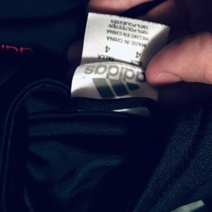 Boys black and red Adidas outfit